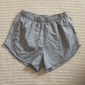 Nike Light Grey Running Shorts Size Medium